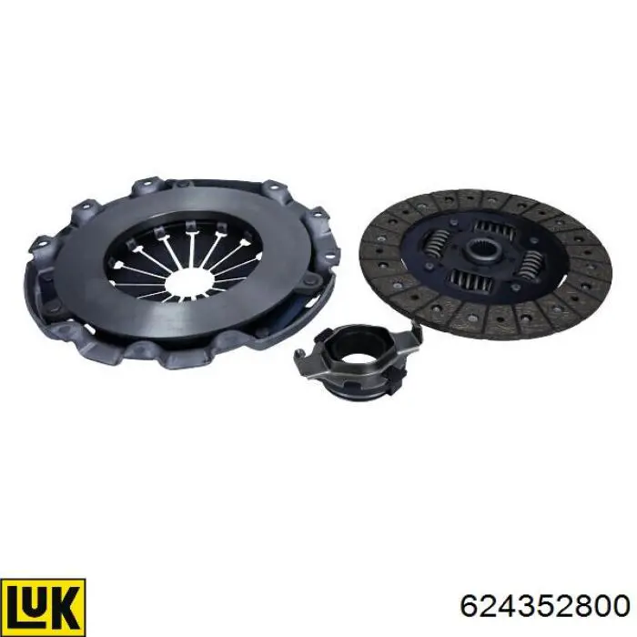 Zestaw sprzęgła (3 części) LUK 624352800 cena, od 188,96 USD