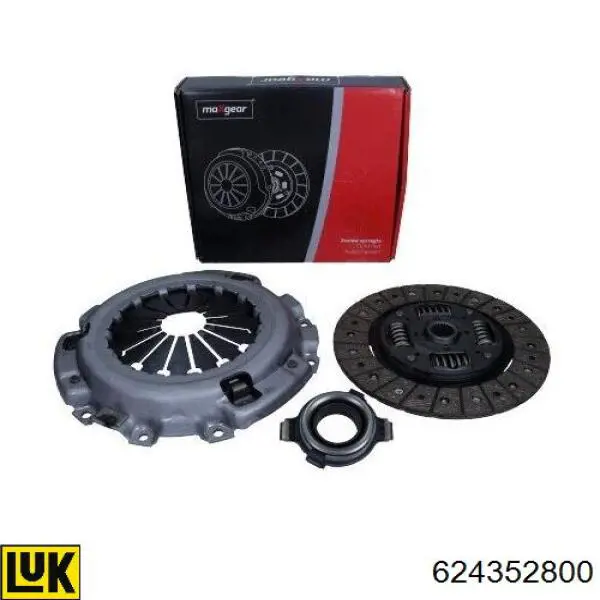 Zestaw sprzęgła (3 części) 624352800 LUK