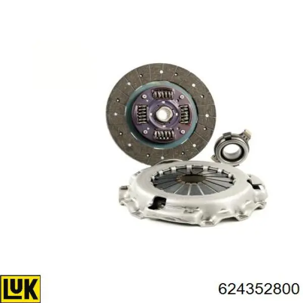 Do koszyka 624352800 LUK Zestaw sprzęgła (3 części)