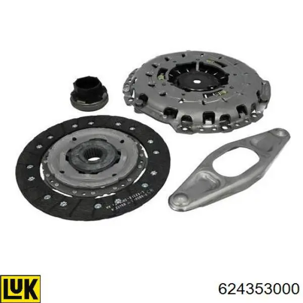 Zestaw sprzęgła (3 części) LUK 624353000 cena, od 206,01 USD