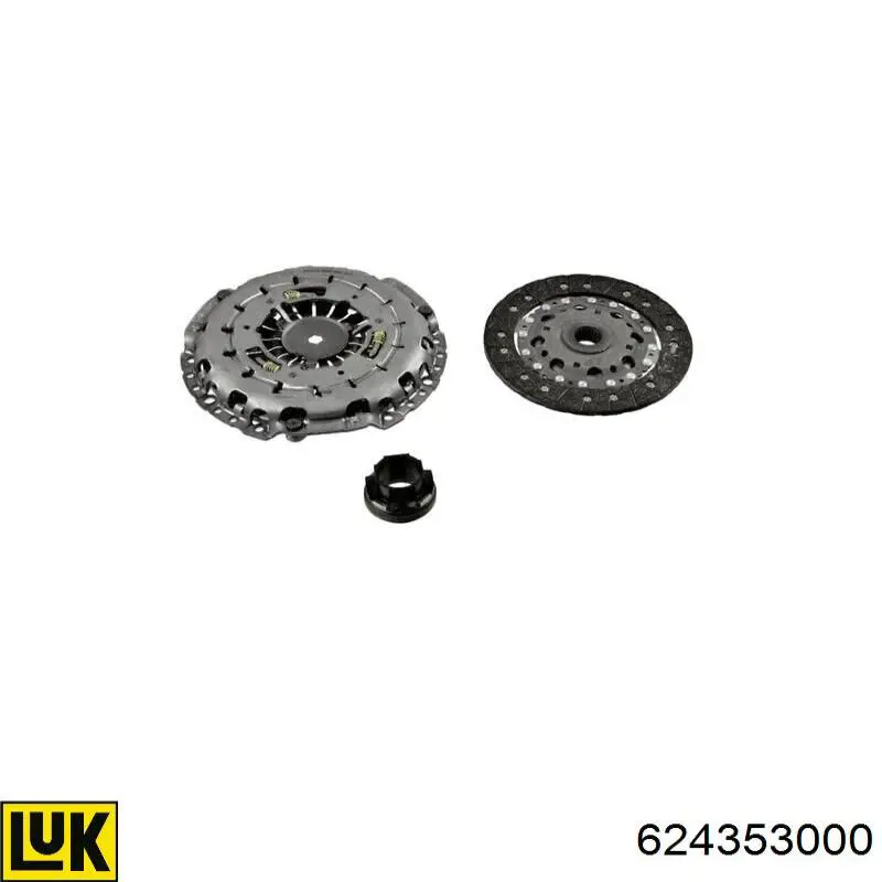 Zestaw sprzęgła (3 części) LUK 624353000