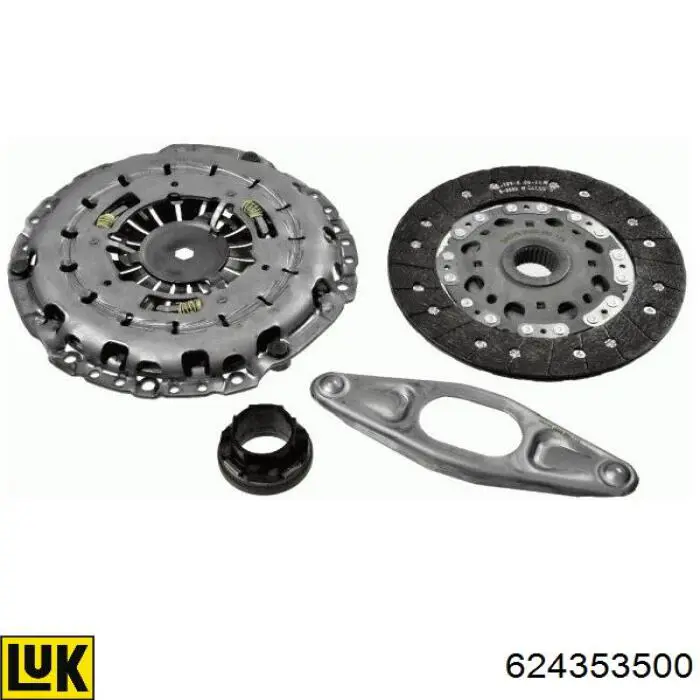 Zestaw sprzęgła (3 części) LUK 624353500