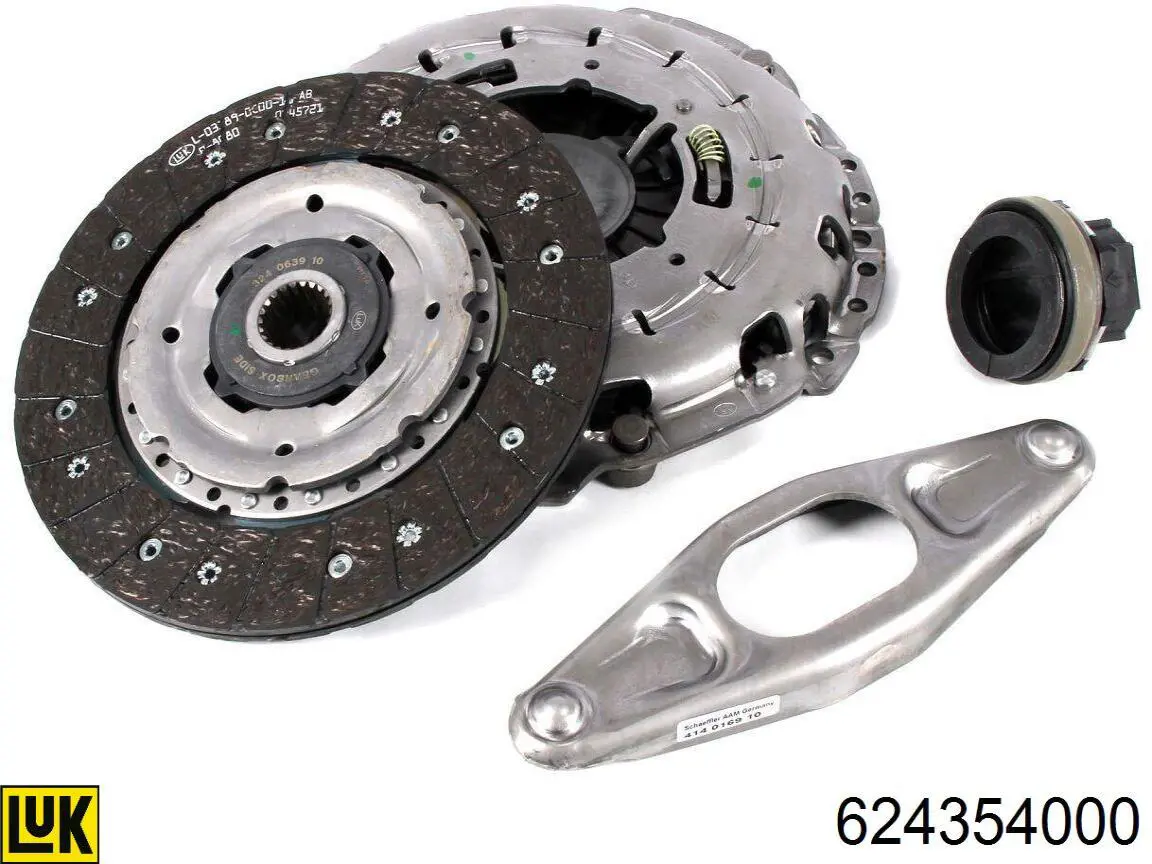 624354000 LUK Zestaw sprzęgła (3 części)