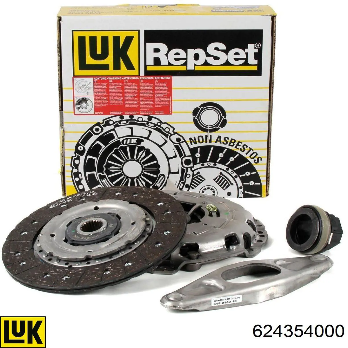 Do koszyka 624354000 LUK Zestaw sprzęgła (3 części)