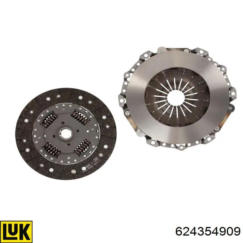 Do koszyka A026250100180 Mercedes Zestaw sprzęgła (3 części)