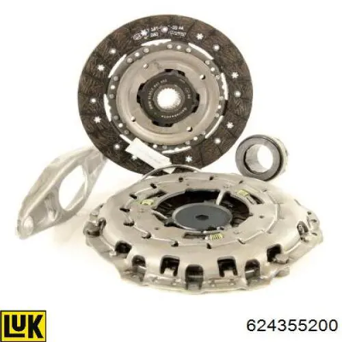 Zestaw sprzęgła (3 części) LUK 624355200 cena, od 242,10 USD