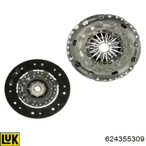 Zestaw sprzęgła (3 części) LUK 624355309 cena, od 141,25 USD