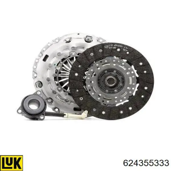Zestaw sprzęgła (3 części) LUK 624355333 cena, od 326,70 USD