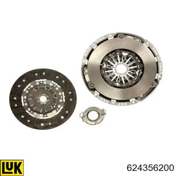 Zestaw sprzęgła (3 części) LUK 624356200 cena, od 305,05 USD
