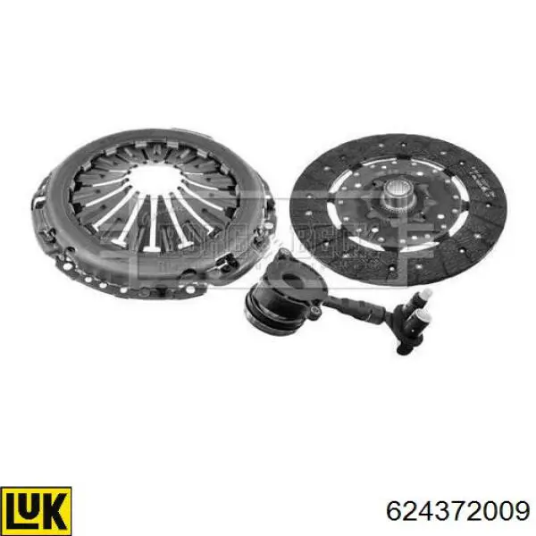 Zestaw sprzęgła (3 części) LUK 624372009 cena, od 256,35 USD