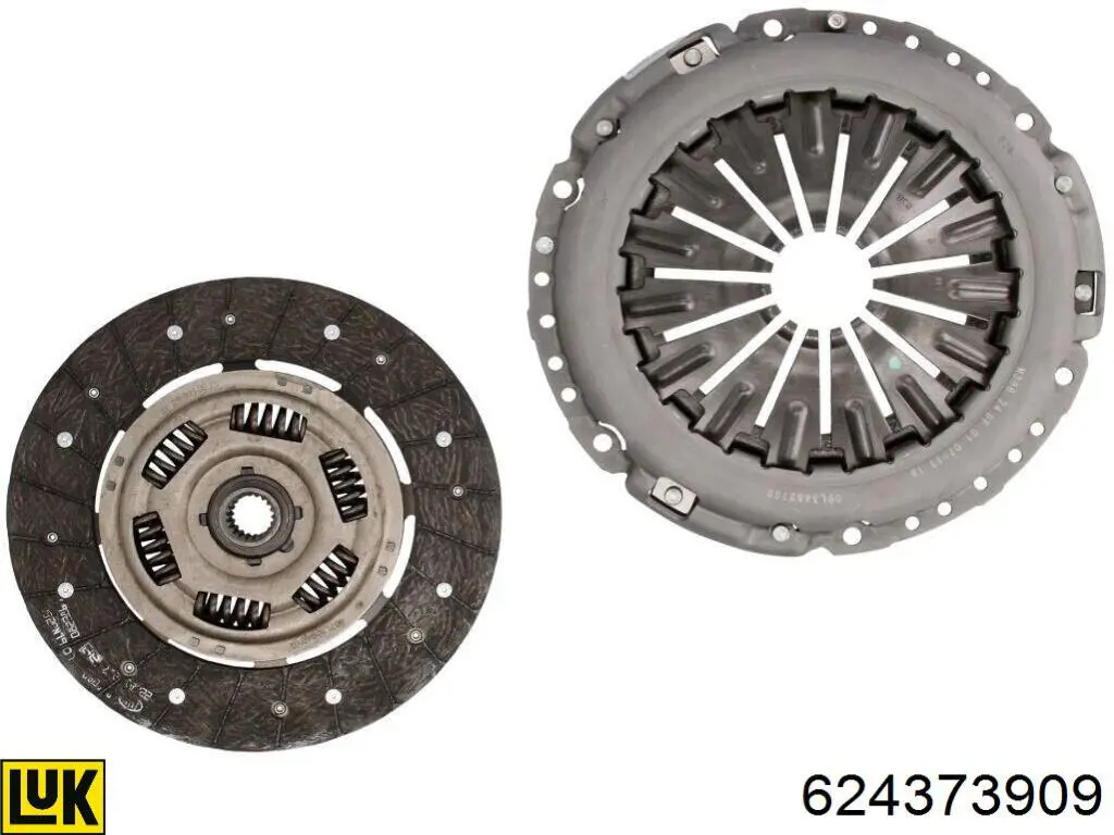 Zestaw sprzęgła (3 części) LUK 624373909 cena, od 110,67 USD