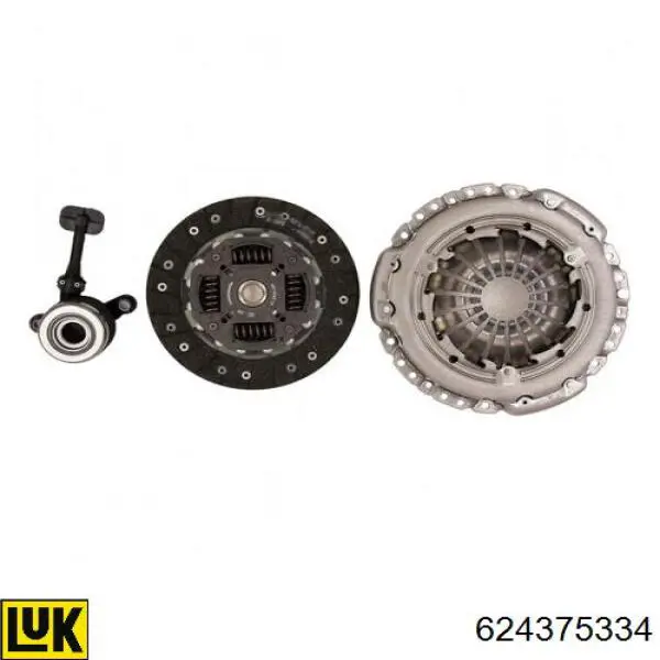 Zestaw sprzęgła (3 części) LUK 624375334 cena, od 283,12 USD