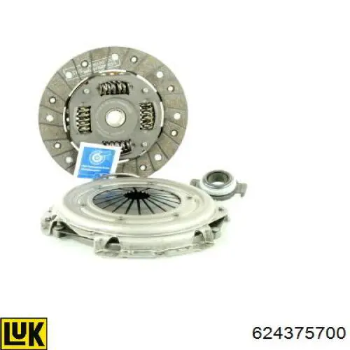 Zestaw sprzęgła (3 części) LUK 624375700 cena, od 253,29 USD