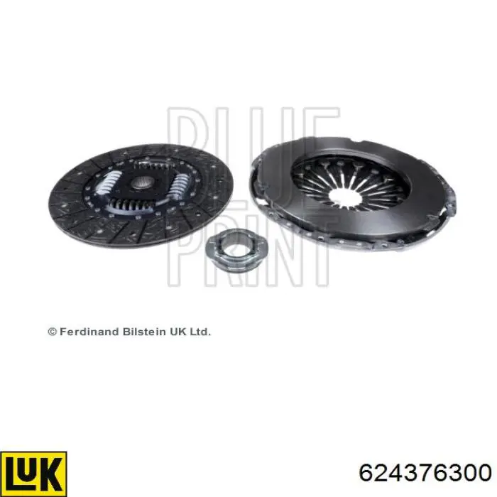 Zestaw sprzęgła (3 części) LUK 624376300 cena, od 137,60 USD