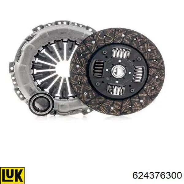 Zestaw sprzęgła (3 części) LUK 624376300