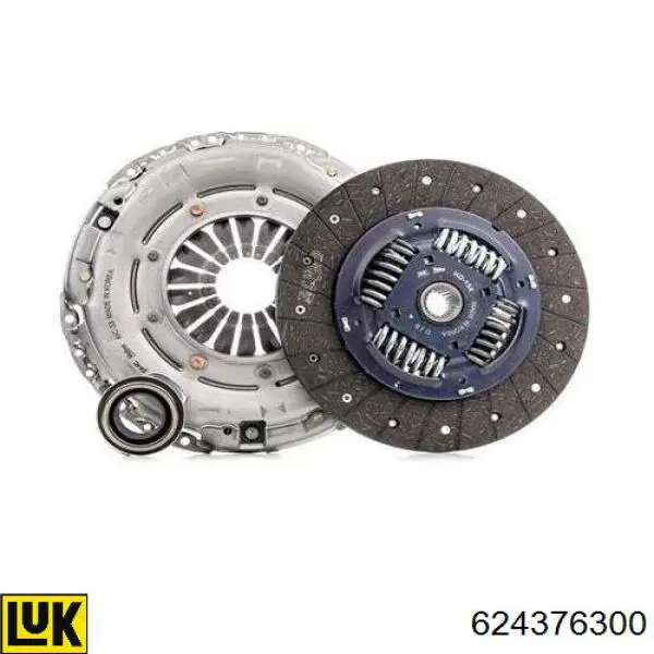 Zestaw sprzęgła (3 części) LUK 624376300 cena, od 137,60 USD