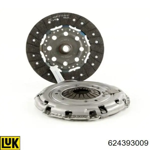 Zestaw sprzęgła (3 części) LUK 624393009 cena, od 227,59 USD