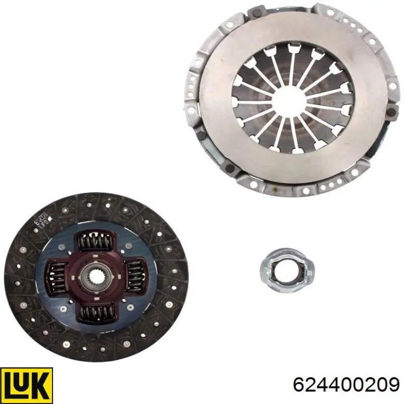 Zestaw sprzęgła (3 części) 55582604 Opel