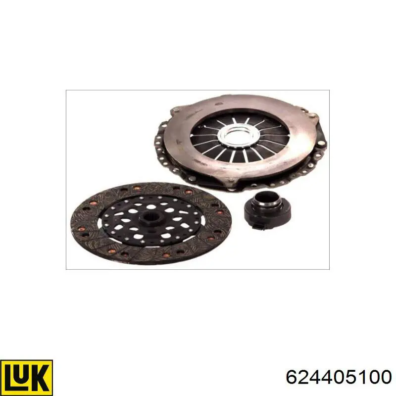 Zestaw sprzęgła (3 części) 624405100 LUK