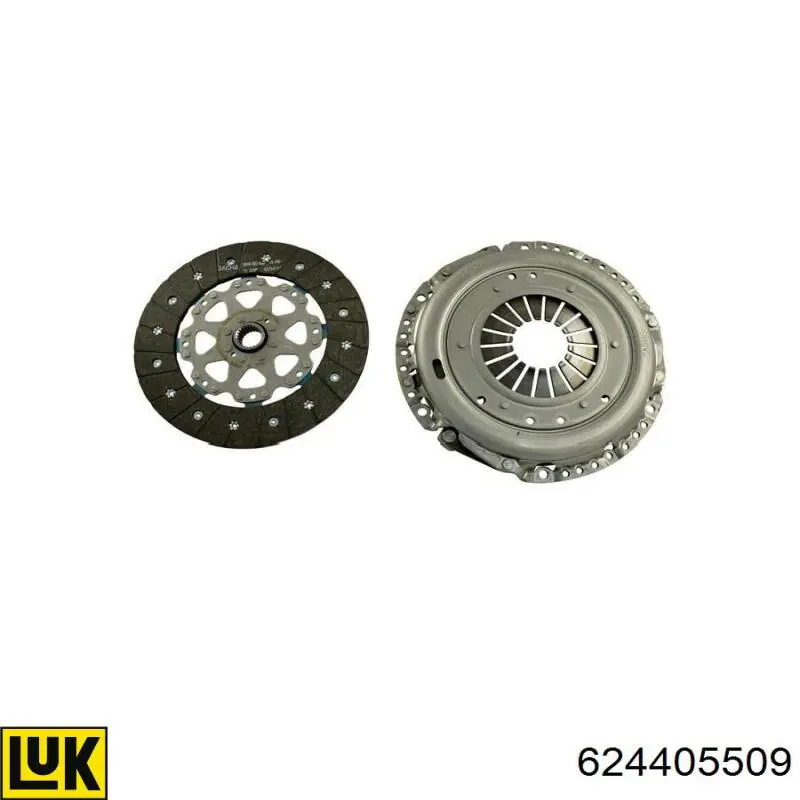Zestaw sprzęgła (3 części) LUK 624405509 cena, od 190,76 USD