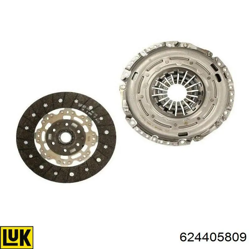 624405809 LUK Zestaw sprzęgła (3 części)