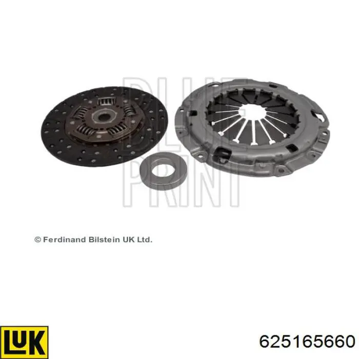 Zestaw sprzęgła (3 części) 625165660 LUK