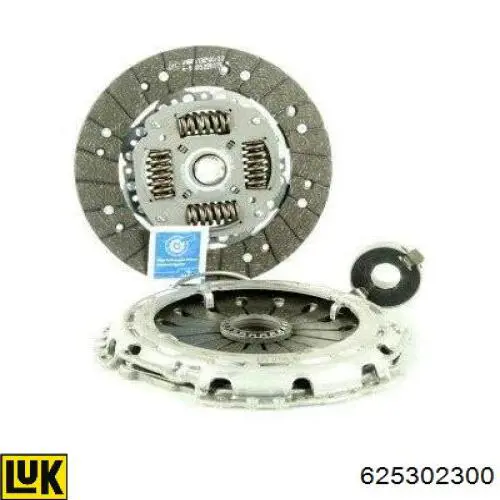 Zestaw sprzęgła (3 części) 625302300 LUK
