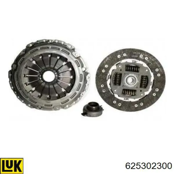 Zestaw sprzęgła (3 części) 625302300 LUK