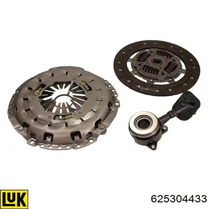 Zestaw sprzęgła (3 części) LUK 625304433 cena, od 263,49 USD