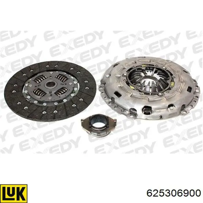 Zestaw sprzęgła (3 części) LUK 625306900 cena, od 456,97 USD