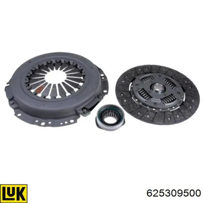 Zestaw sprzęgła (3 części) 625309500 LUK
