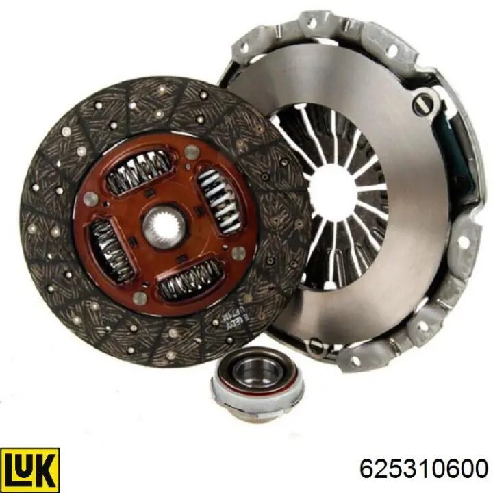 Zestaw sprzęgła (3 części) LUK 625310600 cena, od 210,22 USD