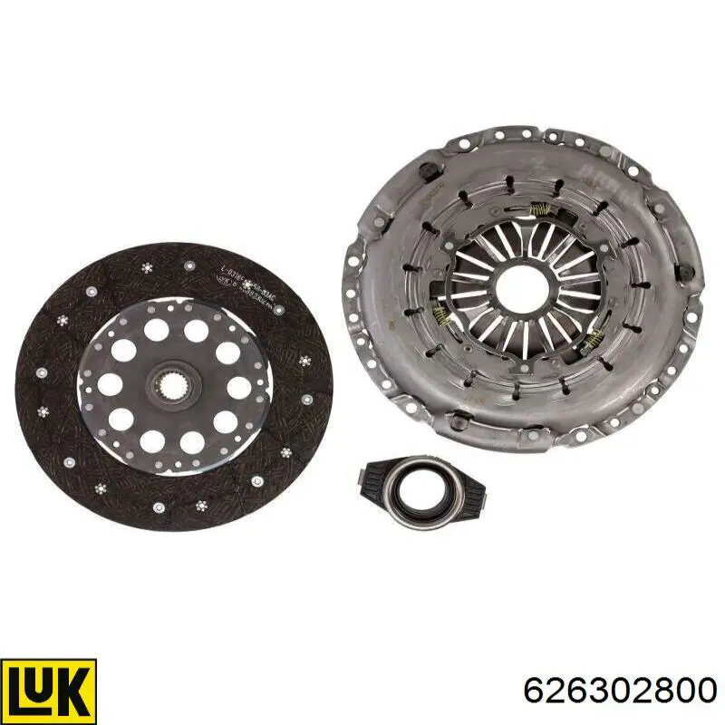 Zestaw sprzęgła (3 części) LUK 626302800 cena, od 358,35 USD