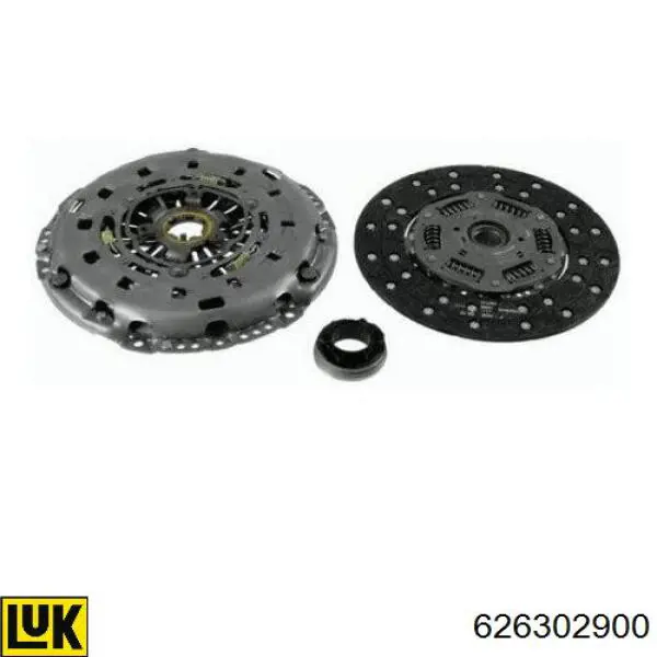 Zestaw sprzęgła (3 części) 626302900 LUK