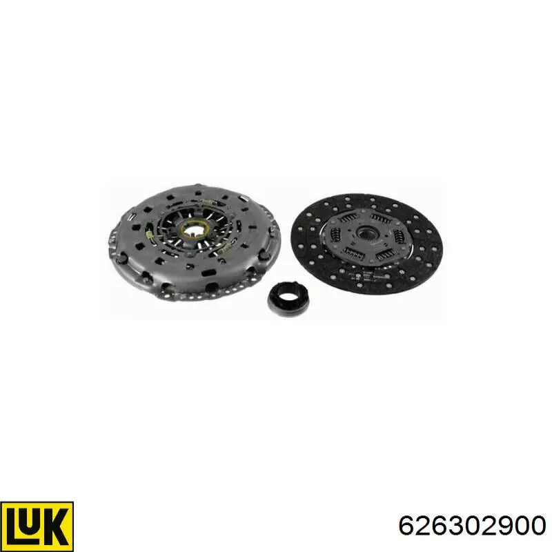 Zestaw sprzęgła (3 części) LUK 626302900