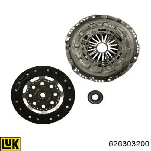Do koszyka 626303200 LUK Zestaw sprzęgła (3 części)