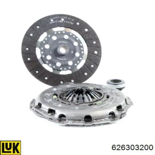 Zestaw sprzęgła (3 części) LUK 626303200