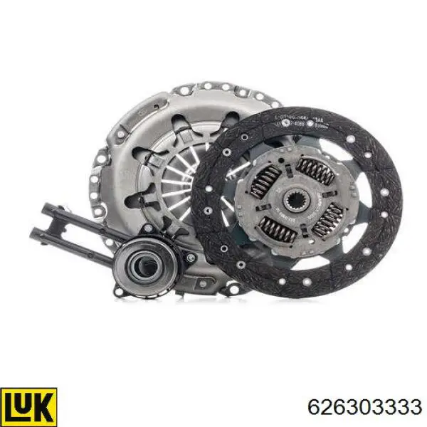 Zestaw sprzęgła (3 części) LUK 626303333 cena, od 262,46 USD