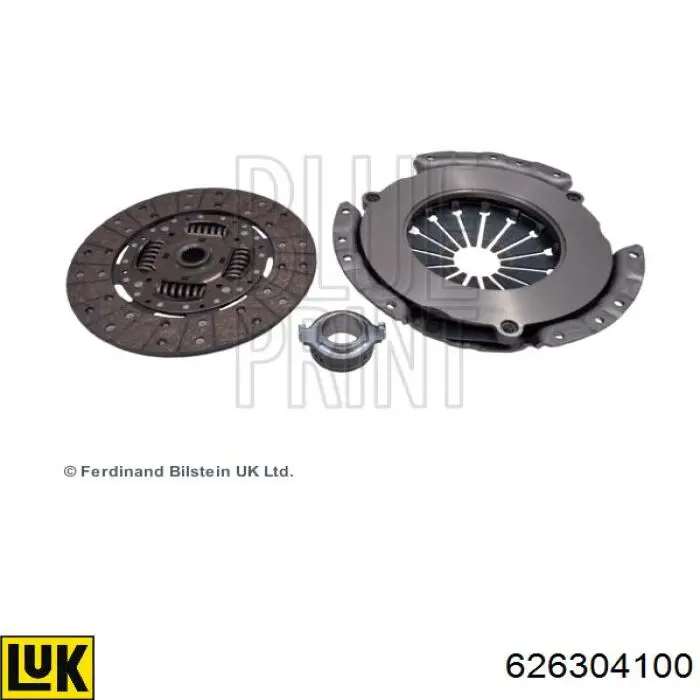 Zestaw sprzęgła (3 części) 626304100 LUK