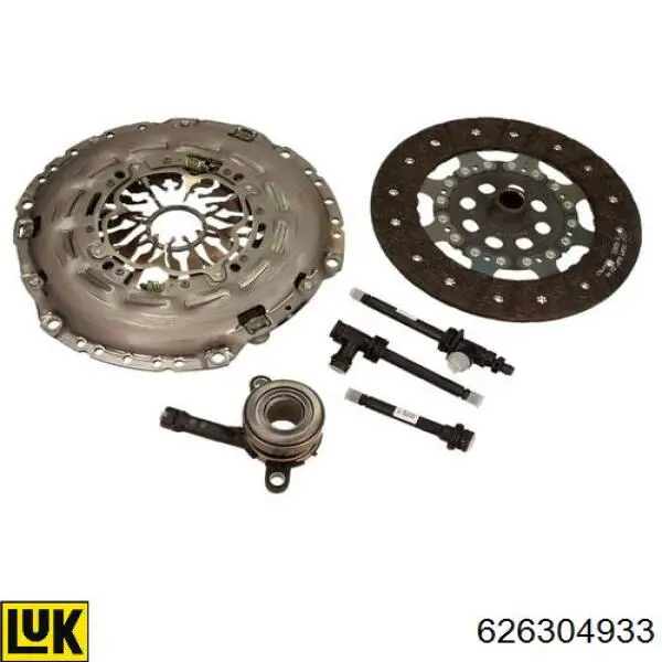 Zestaw sprzęgła (3 części) LUK 626304933 cena, od 405,46 USD