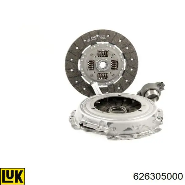 Do koszyka 302183597R Renault (RVI) Zestaw sprzęgła (3 części)