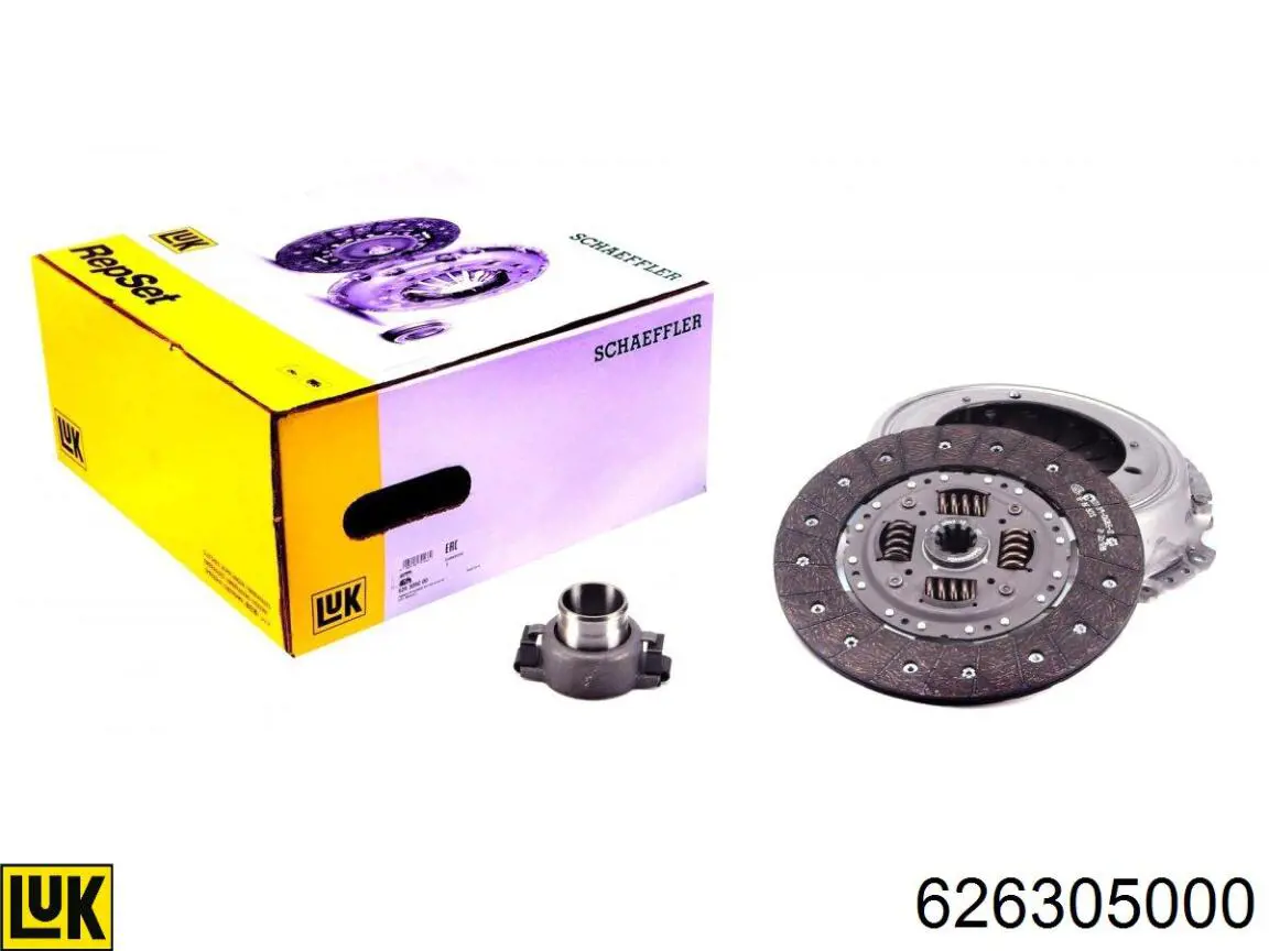Zestaw sprzęgła (3 części) LUK 626305000 cena, od 297,95 USD