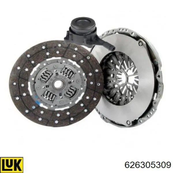 Zestaw sprzęgła (3 części) LUK 626305309 cena, od 265,24 USD