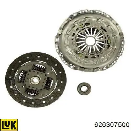 Zestaw sprzęgła (3 części) 626307500 LUK