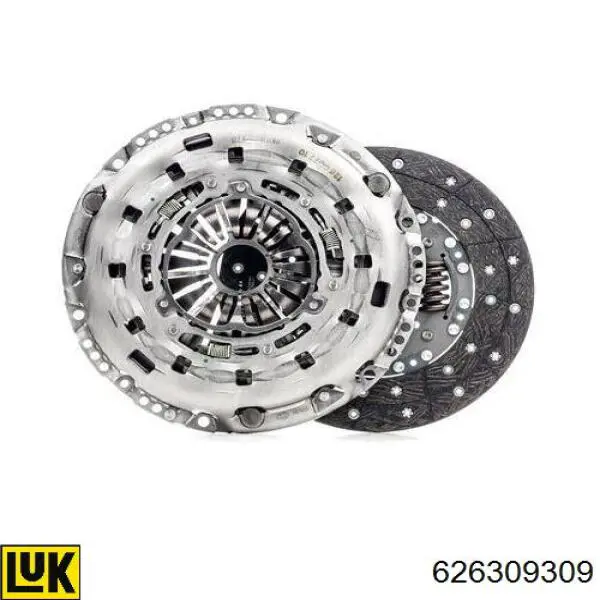 Zestaw sprzęgła (3 części) LUK 626309309 cena, od 278,43 USD