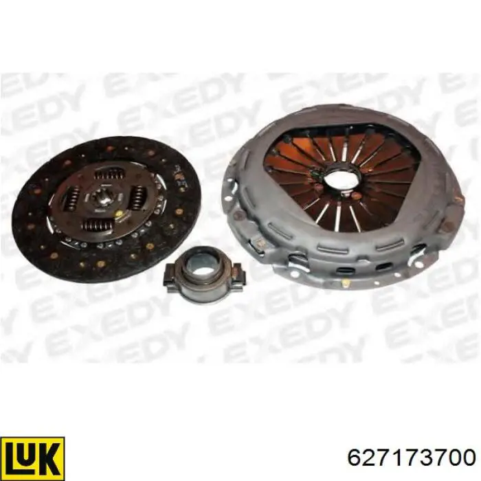 Zestaw sprzęgła (3 części) LUK 627173700 cena, od 211,49 USD