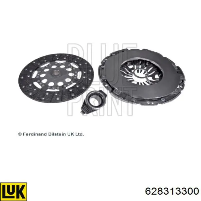 Zestaw sprzęgła (3 części) 628313300 LUK