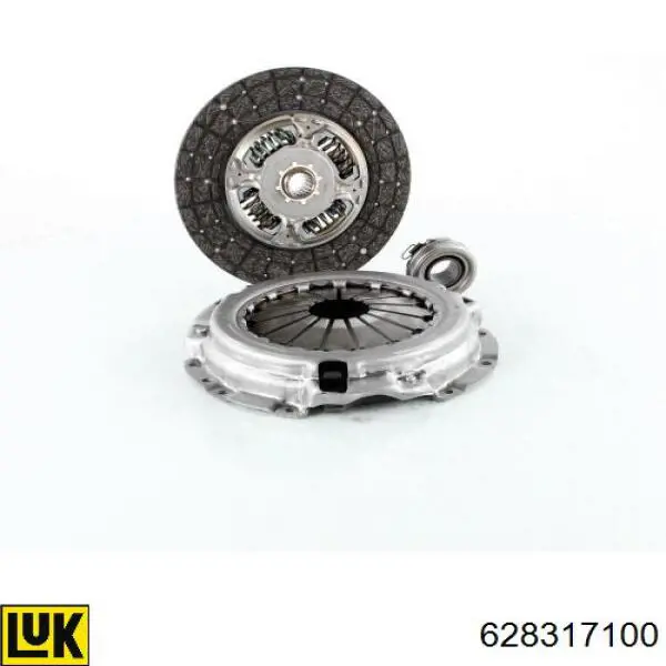 Zestaw sprzęgła (3 części) LUK 628317100 cena, od 283,30 USD