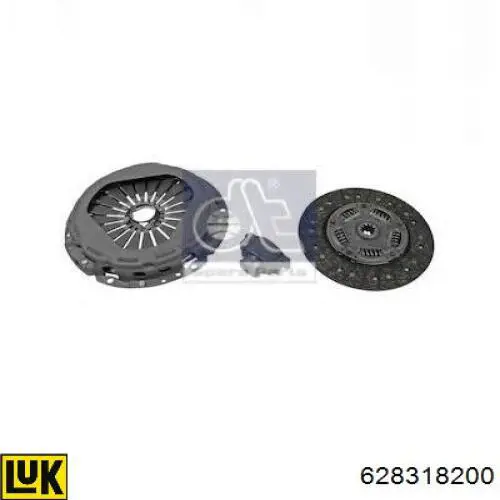 Do koszyka 628318200 LUK Zestaw sprzęgła (3 części)