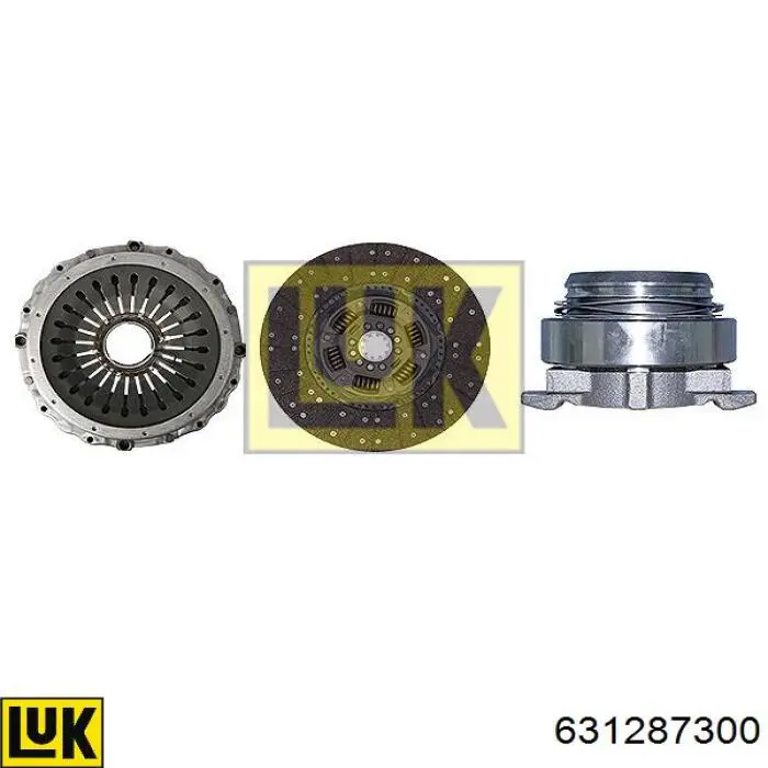 Zestaw sprzęgła (3 części) LUK 631287300 cena, od 583,13 USD